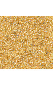 Miyuki rocailles Perlen 15/0 - Silverlined light gold 15-2